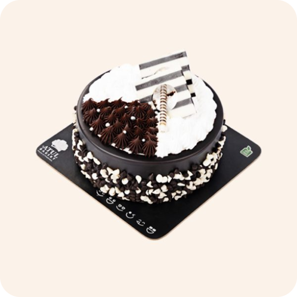 Mr-Black-And-White-cake-image