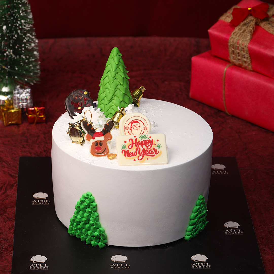 Christmas cake designs Atul Bakery