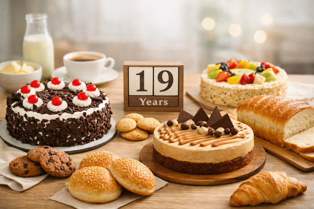 19 years of baking excellence